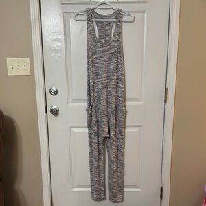 Gray Sleeveless Jumpsuit